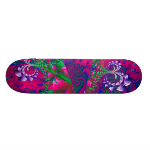 Skateboard Nerdberries Fractal Psicodélico