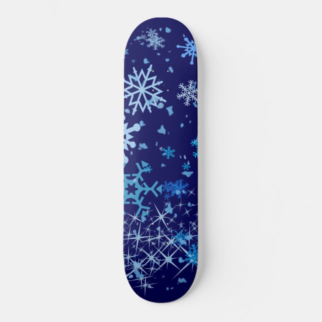 Skateboard Nevada nocturna de los navidades (Anverso)