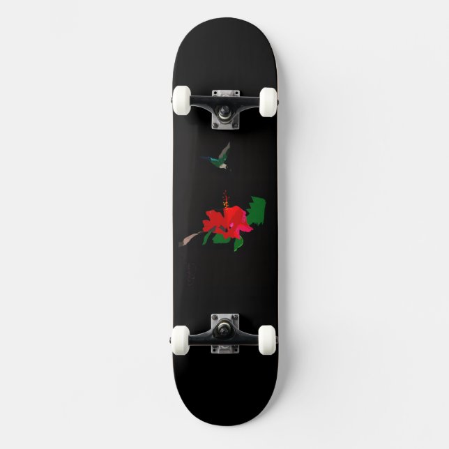 Skateboard Nevoy Ryder Hibiscus Flower & Hummingbird Board (Anverso)