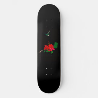 Skateboard Nevoy Ryder Hibiscus Flower & Hummingbird Board