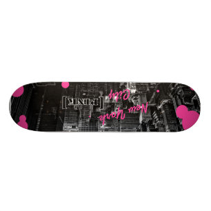 Skateboard New York City [rosa]