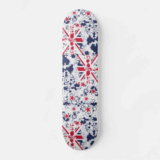 Skateboard New Zealand FLAG KCALIMA effect by Masanser (Anverso)