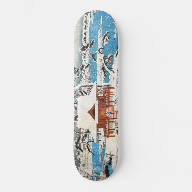Skateboard Nieve en el santuario Benzaiten en Inokashira Pond (Anverso)