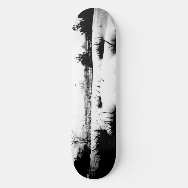 Skateboard Nieve que se derrite (Anverso)