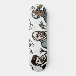 Skateboard Nikola Tesla, Edgar Cayce y Jiddu Krishnamurti