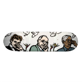 Skateboard Nikola Tesla, Edgar Cayce y Jiddu Krishnamurti