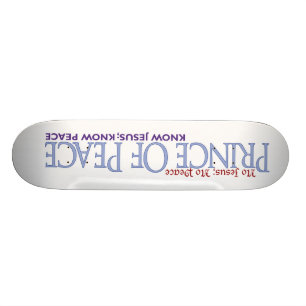 Skateboard Ningún Jesús, ninguna paz: zurdo