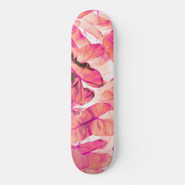Skateboard Nirvana rosado (Anverso)