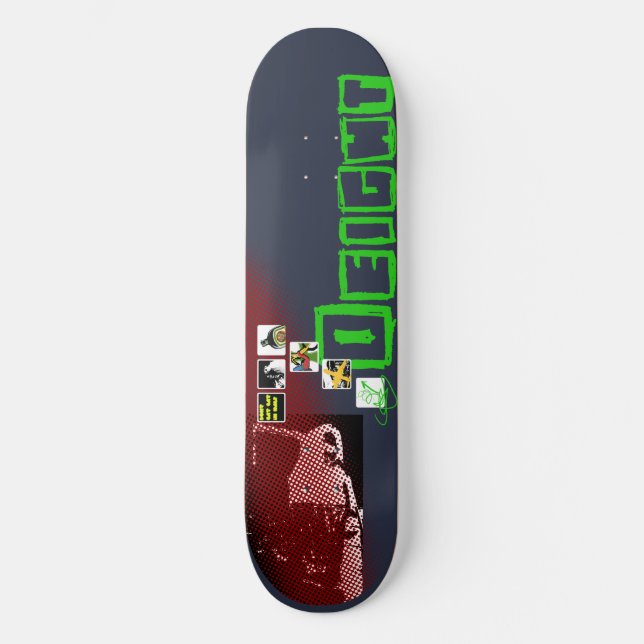 Skateboard No coma el gato por la mitad (Anverso)