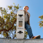 Skateboard No es parte de la mordaza del profesor de Química<br><div class="desc">Solución química Diseño precipitado que simplemente dice "Si no eres parte de la solución,  entonces eres parte del precipitado. Hace un gran regalo para el experto en química o profesor en tu vida que ama los graciosos juegos de palabras en química.</div>