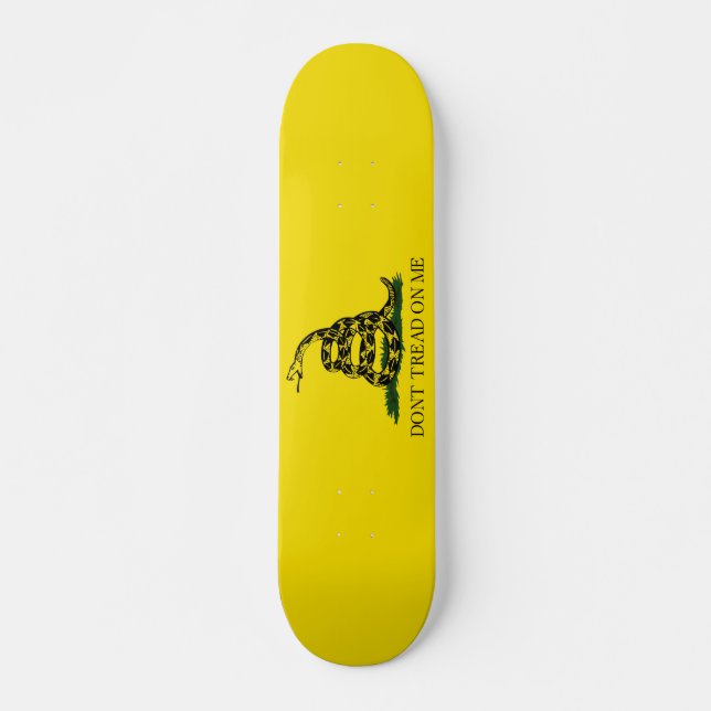 Skateboard No me enseñes la bandera de Gadsden (Anverso )