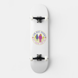 Skateboard No soy corto pero eres alto