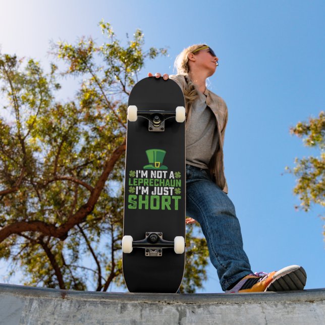 Skateboard No soy un Leprechaun, soy el St Patrick's corto (Exterior 1)