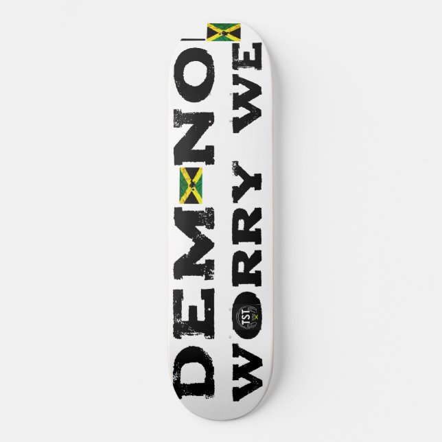 Skateboard NO TE PREOCUPES NOSOTROS ? JMT8 1/2" Tablas de Ska (Anverso)