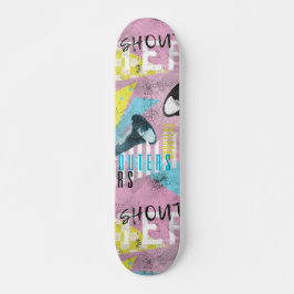 Skateboard No tiradores sino gritadores