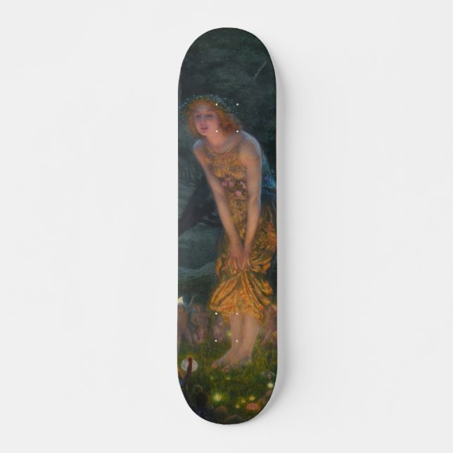 Skateboard Noche de verano Eve Edward Robert Hughes Fantasía  (Anverso )