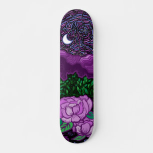 Skateboard Noche estrellada junto al lago