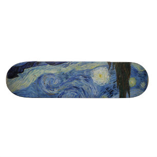Skateboard Noche estrellada por Vincent Van Gogh