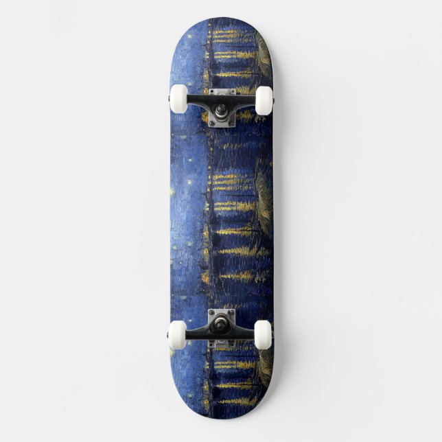 Skateboard Noche estrellada sobre el Rhone (Anverso)