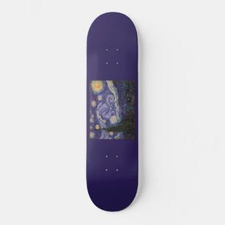 Skateboard Noche estrellada, Van Gogh French Town Saint Remy 