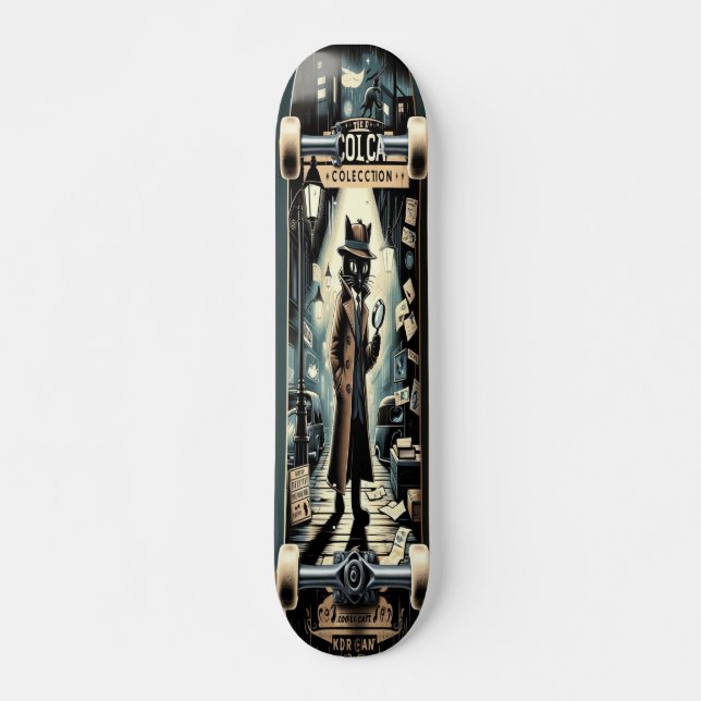 Skateboard Noir Mystique (Anverso )