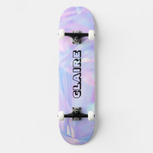 Skateboard Nombre de diseño genial coleccionable holográfico