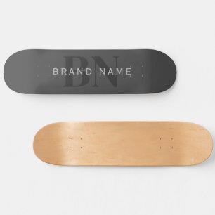 Skateboard Nombre de empresa editable (o cualquier otro texto