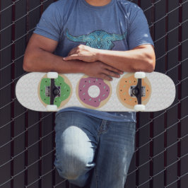 Skateboard Nombre de patrón de donuts mixtos Sprinkles Skateb