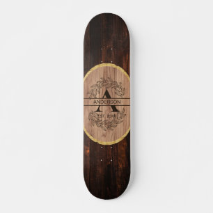 Skateboard Nombre de Personalizado de nombre de monograma de