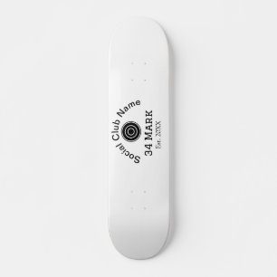 Skateboard Nombre del club social añadir nombre de jugador de