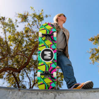 Skateboard Nombre del monograma del Personalizado de pintura 