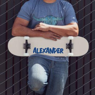 Skateboard Nombre moderno de línea Classic Trendy