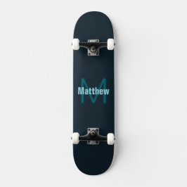 Skateboard Nombre monogramado de Personalizable negrita simpl