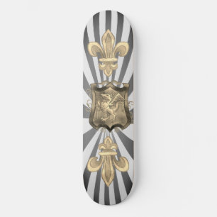 Skateboard Nombre personalizado del escudo de Dragon Quest 