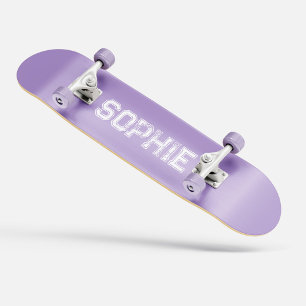 Skateboard Nombre personalizado del tablero de patinaje rosa