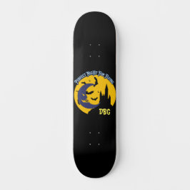 Skateboard Nombre personalizado o cubierta monográfica Noche 
