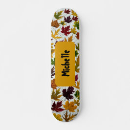 Skateboard Nombre personalizado para la caída moderna