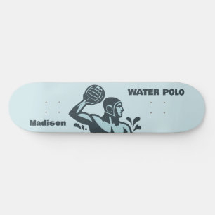 Skateboard Nombre Personalizado Water Polo