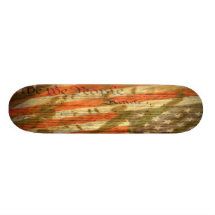 Skateboard Nosotros la cubierta del patín de la constitució