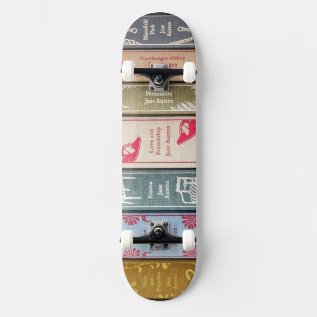 Skateboard novelas de Jane Austen (Anverso)