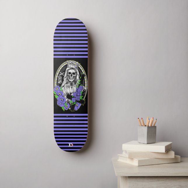 Skateboard Novia de Skeleton con tiras Dd Marca (Arte de la pared)