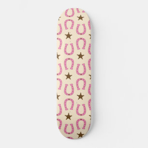 Skateboard Novia Rosa Horseshoe Sheriff País Estrella Texas
