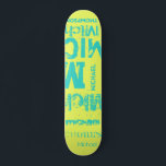 Skateboard Nube de Word para tipografía de color turquesa y l<br><div class="desc">El efecto de este diseño de moda basado en textos callejeros depende de la longitud de tu nombre. Seleccione "Haga clic para más personalizar" en la parte inferior de "Personalice esta plantilla" para obtener el aspecto que desee. Puede hacer que el fondo y/o el texto sean de cualquier color que...</div>