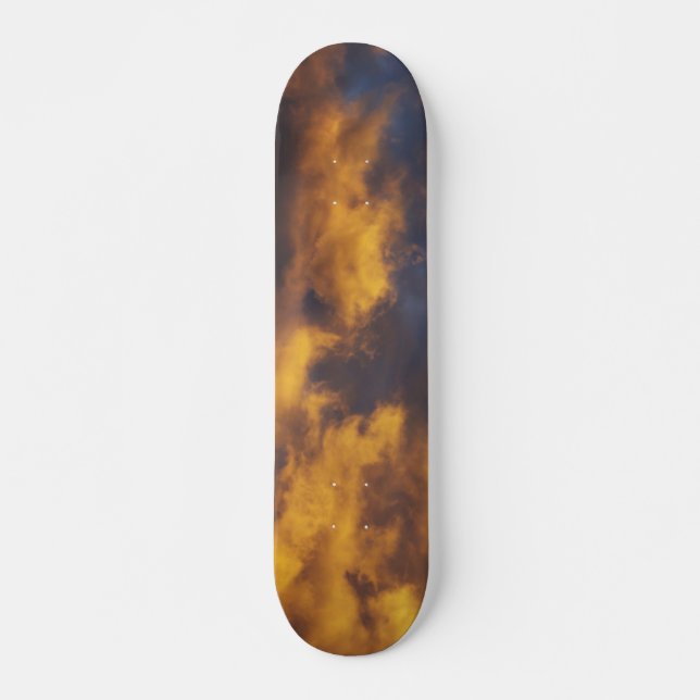 Skateboard Nubes de atardecer (Anverso )