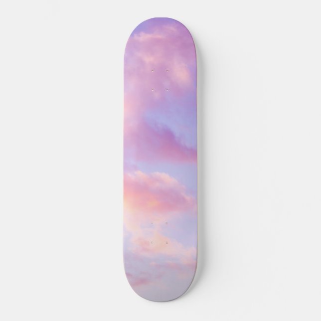 Skateboard Nubes milagrosas #2 #dreamy #wall #decoración (Anverso)