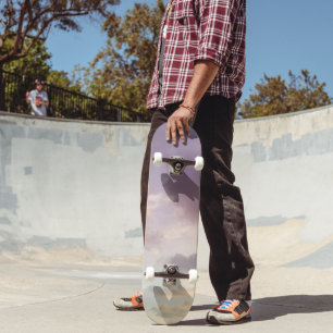 Skateboard Nubes soñadoras del Caribe 8 - Colores de unicorni