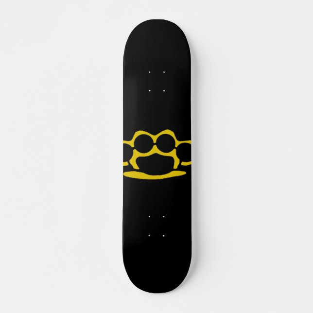 Skateboard Nudillos de cobre amarillo (Anverso )