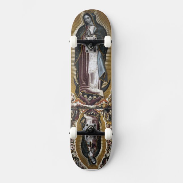 Skateboard Nuestra señora de Guadalupe, Virgen de Guadalupe (Anverso)