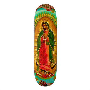 Skateboard Nuestro Virgen María mexicano del santo de señor