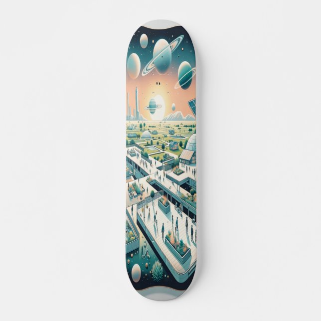 Skateboard Nueva colonia del amanecer (Anverso )